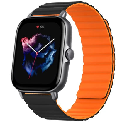 For Huami Amazfit GTS 4 / 3 / 2 / 1 / mini Silicone Watch Strap 20mm Magnetic Sports Band