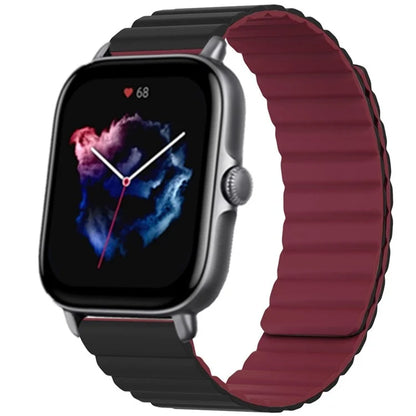 For Huami Amazfit GTS 4 / 3 / 2 / 1 / mini Silicone Watch Strap 20mm Magnetic Sports Band