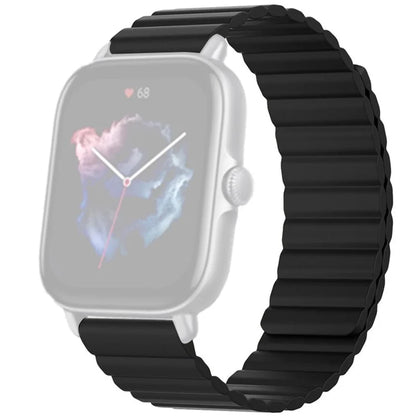 For Huami Amazfit GTS 4 / 3 / 2 / 1 / mini Silicone Watch Strap 20mm Magnetic Sports Band