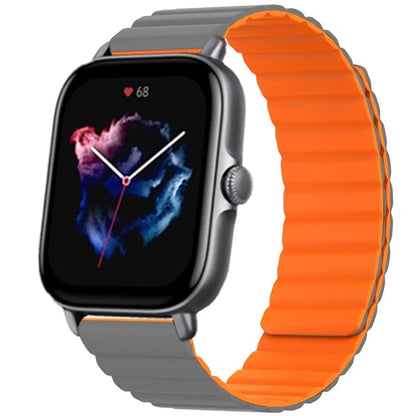 For Huami Amazfit GTS 4 / 3 / 2 / 1 / mini Silicone Watch Strap 20mm Magnetic Sports Band