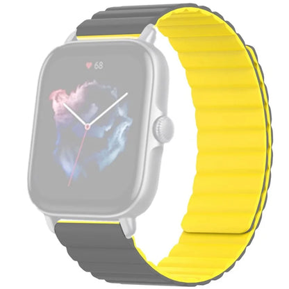 For Huami Amazfit GTS 4 / 3 / 2 / 1 / mini Silicone Watch Strap 20mm Magnetic Sports Band