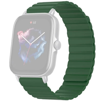 For Huami Amazfit GTS 4 / 3 / 2 / 1 / mini Silicone Watch Strap 20mm Magnetic Sports Band