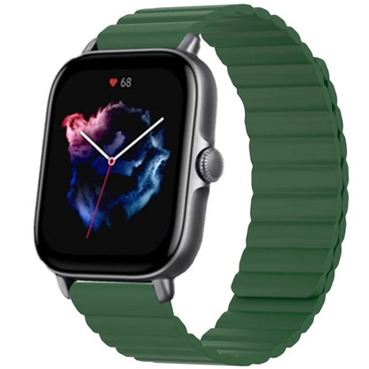 For Huami Amazfit GTS 4 / 3 / 2 / 1 / mini Silicone Watch Strap 20mm Magnetic Sports Band