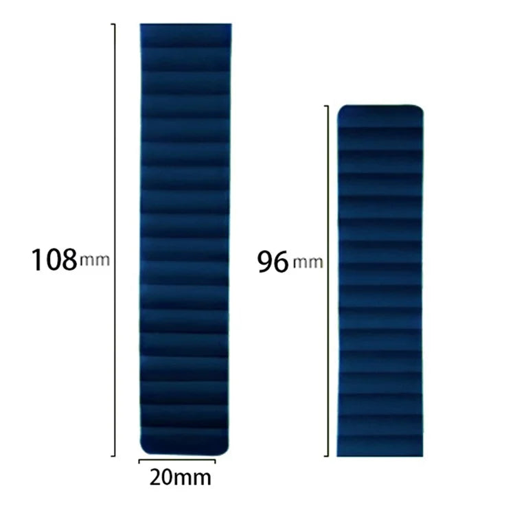 For Huami Amazfit GTS 4 / 3 / 2 / 1 / mini Silicone Watch Strap 20mm Magnetic Sports Band