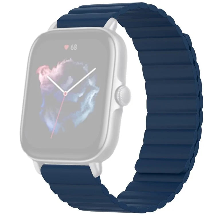 For Huami Amazfit GTS 4 / 3 / 2 / 1 / mini Silicone Watch Strap 20mm Magnetic Sports Band