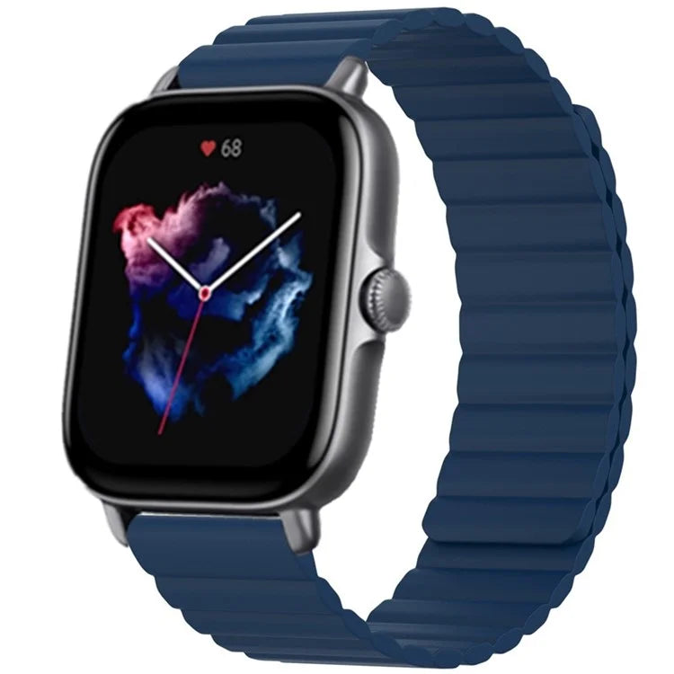 For Huami Amazfit GTS 4 / 3 / 2 / 1 / mini Silicone Watch Strap 20mm Magnetic Sports Band
