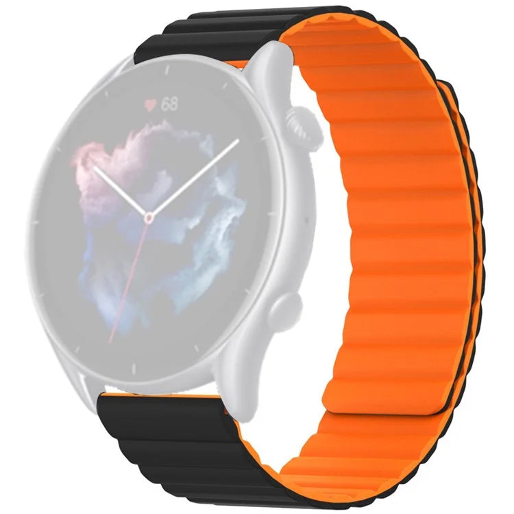 For Huami Amazfit GTS 4 / 3 / 2 / 1 / mini Magnetic Watch Band Universal 22mm Silicone Straps