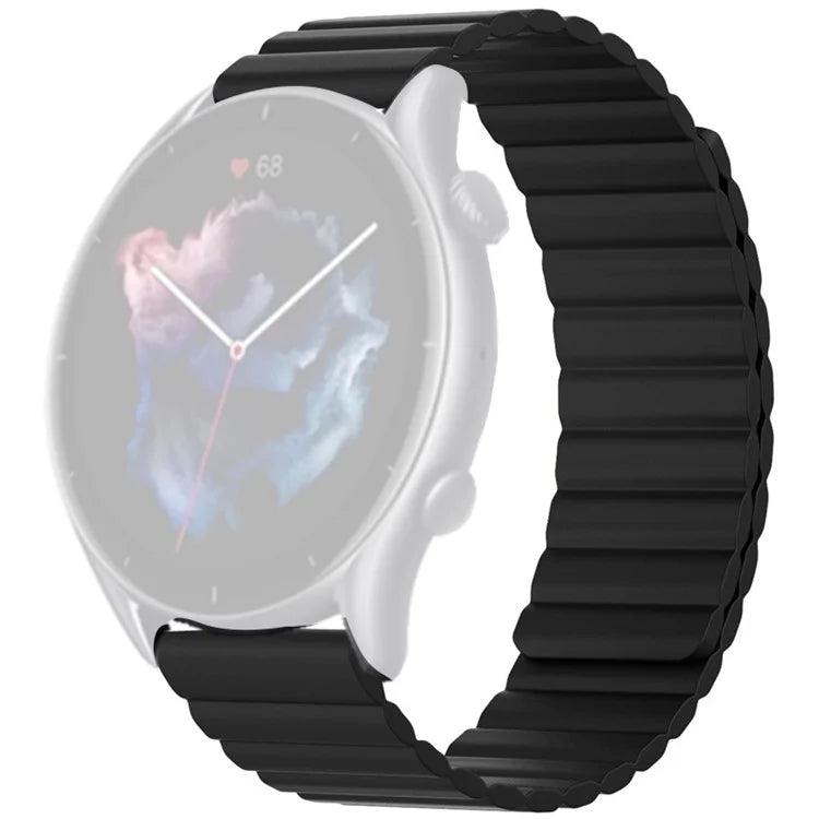 For Huami Amazfit GTS 4 / 3 / 2 / 1 / mini Magnetic Watch Band Universal 22mm Silicone Straps