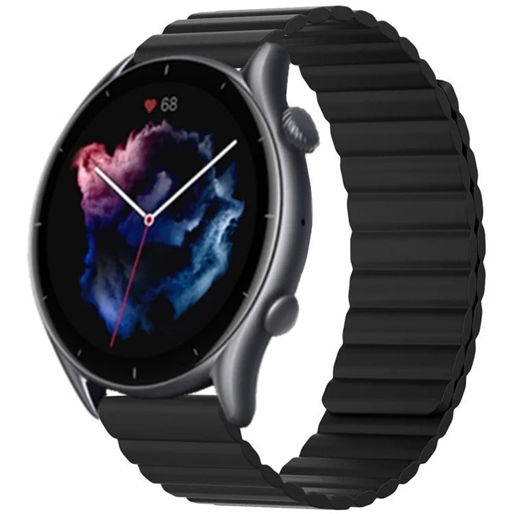 For Huami Amazfit GTS 4 / 3 / 2 / 1 / mini Magnetic Watch Band Universal 22mm Silicone Straps