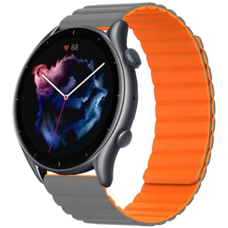 For Huami Amazfit GTS 4 / 3 / 2 / 1 / mini Magnetic Watch Band Universal 22mm Silicone Straps