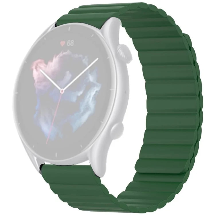 For Huami Amazfit GTS 4 / 3 / 2 / 1 / mini Magnetic Watch Band Universal 22mm Silicone Straps