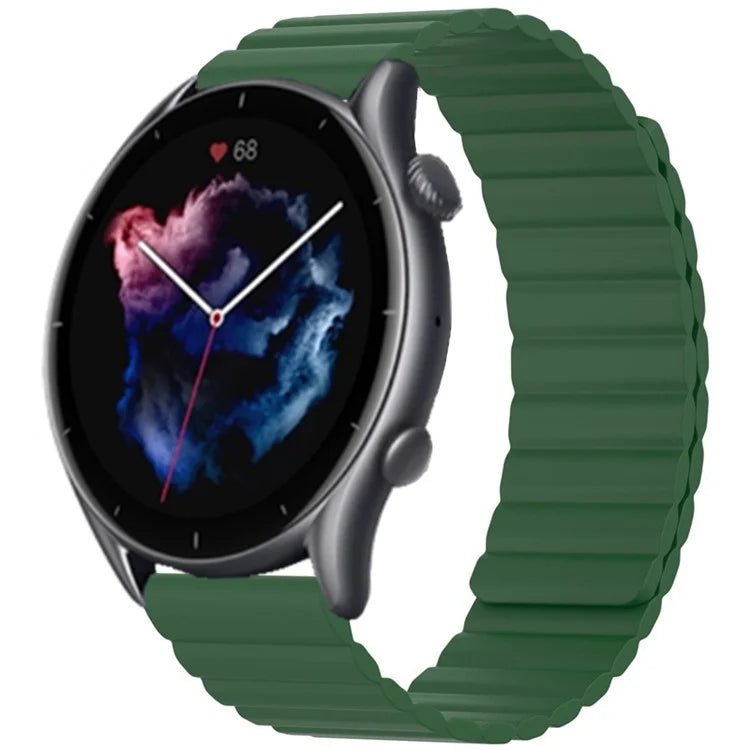 For Huami Amazfit GTS 4 / 3 / 2 / 1 / mini Magnetic Watch Band Universal 22mm Silicone Straps