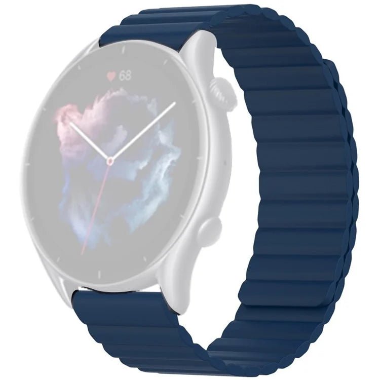 For Huami Amazfit GTS 4 / 3 / 2 / 1 / mini Magnetic Watch Band Universal 22mm Silicone Straps
