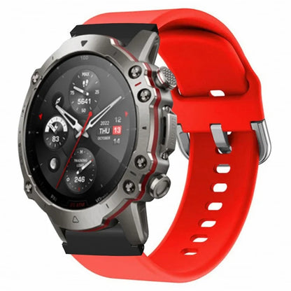 For Garmin Fenix 7 / 6 / 5 / Huami Amazfit Falcon Watch Band Silicone Strap with 22mm PC Connector
