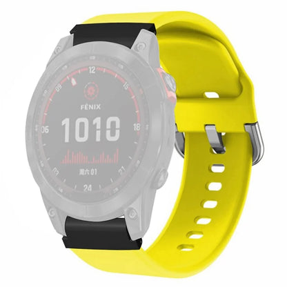 For Garmin Fenix 7 / 6 / 5 / Huami Amazfit Falcon Watch Band Silicone Strap with 22mm PC Connector
