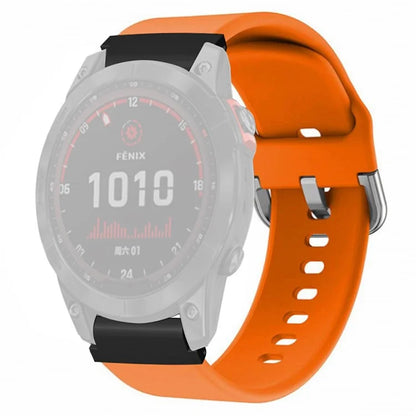 For Garmin Fenix 7 / 6 / 5 / Huami Amazfit Falcon Watch Band Silicone Strap with 22mm PC Connector