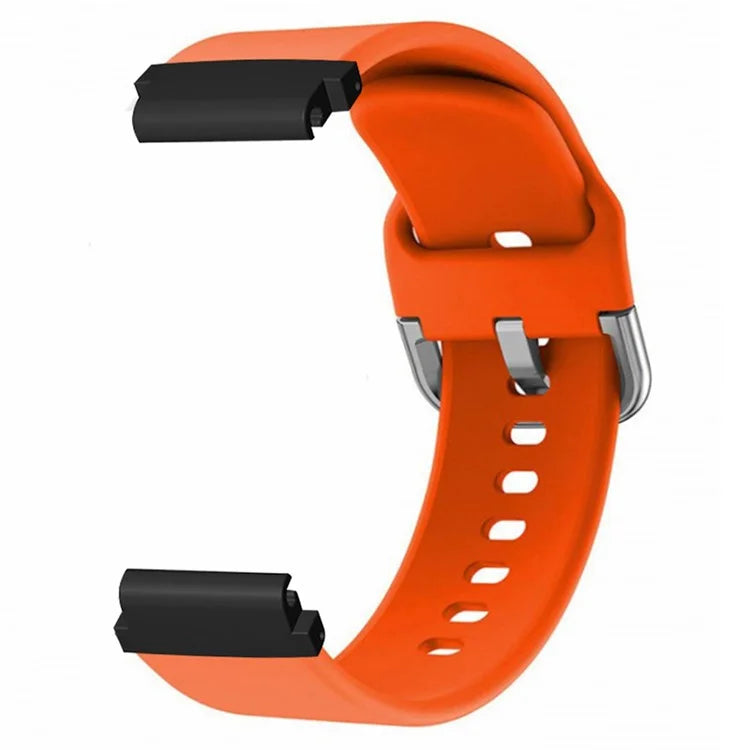 For Garmin Fenix 7 / 6 / 5 / Huami Amazfit Falcon Watch Band Silicone Strap with 22mm PC Connector