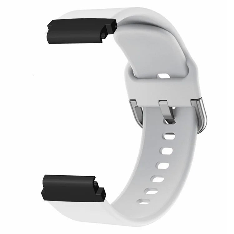 For Garmin Fenix 7 / 6 / 5 / Huami Amazfit Falcon Watch Band Silicone Strap with 22mm PC Connector