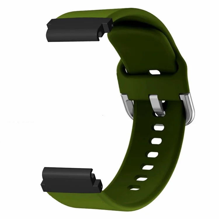 For Garmin Fenix 7 / 6 / 5 / Huami Amazfit Falcon Watch Band Silicone Strap with 22mm PC Connector