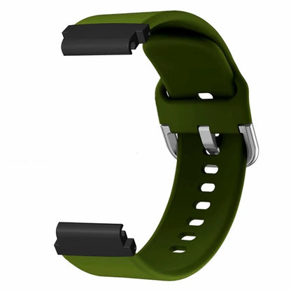 For Garmin Fenix 7 / 6 / 5 / Huami Amazfit Falcon Watch Band Silicone Strap with 22mm PC Connector