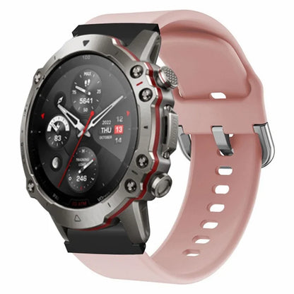For Garmin Fenix 7 / 6 / 5 / Huami Amazfit Falcon Watch Band Silicone Strap with 22mm PC Connector
