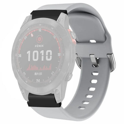 For Garmin Fenix 7 / 6 / 5 / Huami Amazfit Falcon Watch Band Silicone Strap with 22mm PC Connector