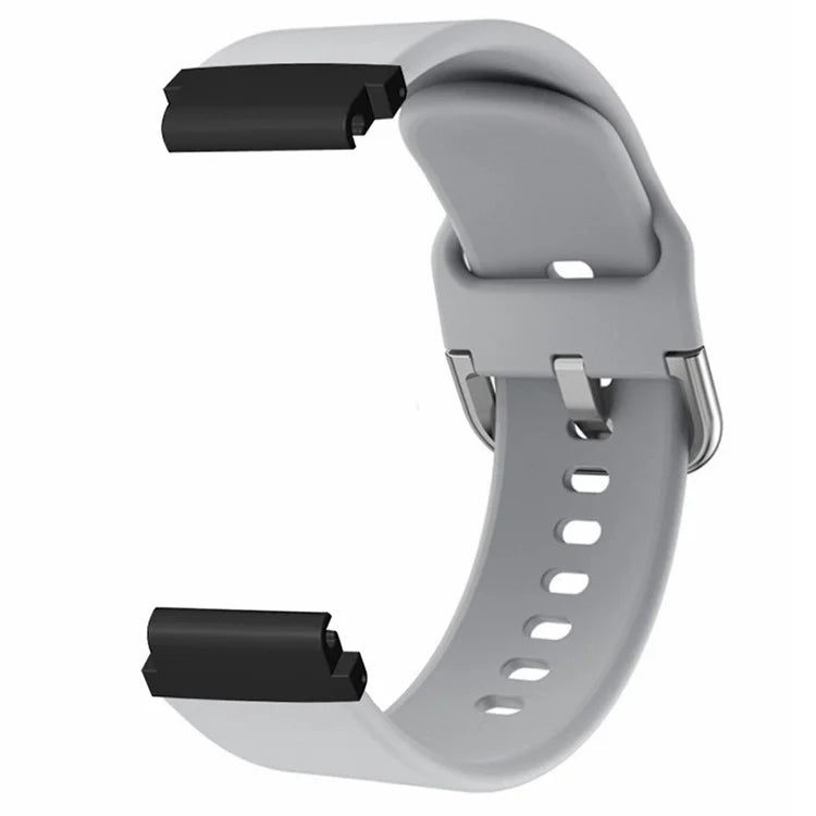For Garmin Fenix 7 / 6 / 5 / Huami Amazfit Falcon Watch Band Silicone Strap with 22mm PC Connector