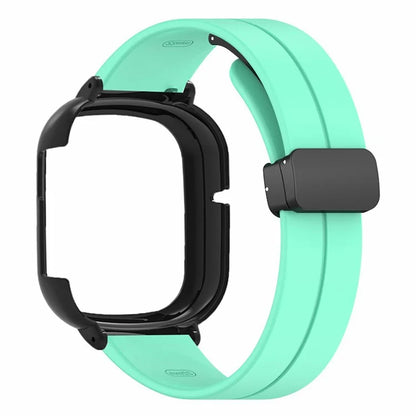 For Honor Watch 4 Watch Band Magnetic Buckle Silicone Wrist Strap with Watch Case