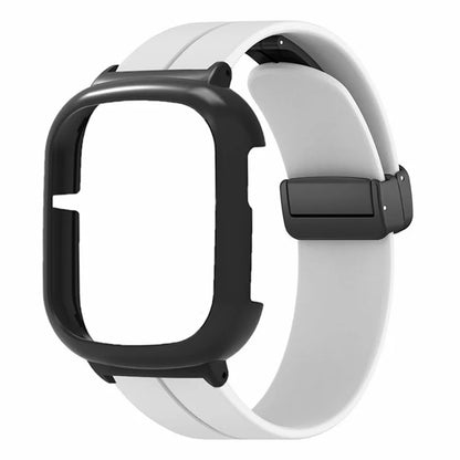 For Honor Watch 4 Watch Band Magnetic Buckle Silicone Wrist Strap with Watch Case