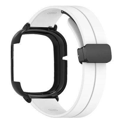For Honor Watch 4 Watch Band Magnetic Buckle Silicone Wrist Strap with Watch Case