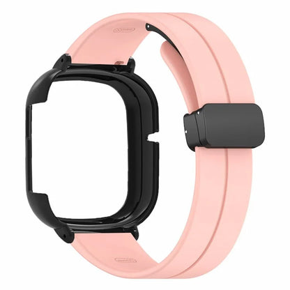 For Honor Watch 4 Watch Band Magnetic Buckle Silicone Wrist Strap with Watch Case