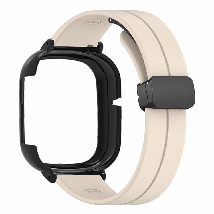 For Honor Watch 4 Watch Band Magnetic Buckle Silicone Wrist Strap with Watch Case