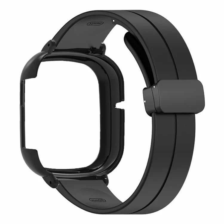 For Honor Watch 4 Watch Band Magnetic Buckle Silicone Wrist Strap with Watch Case