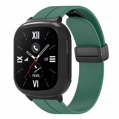 For Honor Watch 4 Watch Band Magnetic Buckle Silicone Wrist Strap with Watch Case
