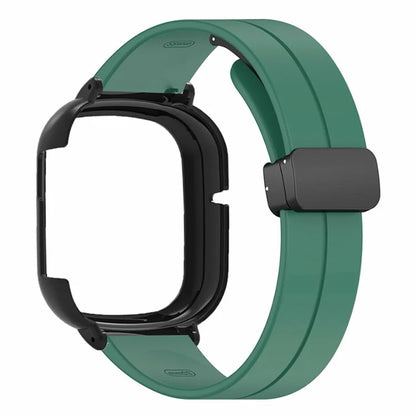 For Honor Watch 4 Watch Band Magnetic Buckle Silicone Wrist Strap with Watch Case
