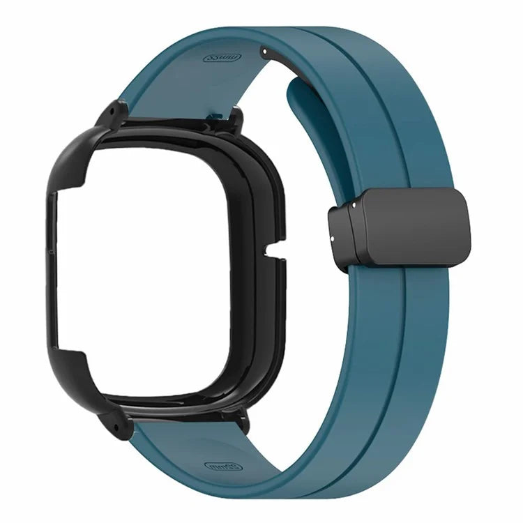 For Honor Watch 4 Watch Band Magnetic Buckle Silicone Wrist Strap with Watch Case