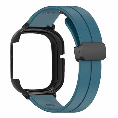 For Honor Watch 4 Watch Band Magnetic Buckle Silicone Wrist Strap with Watch Case
