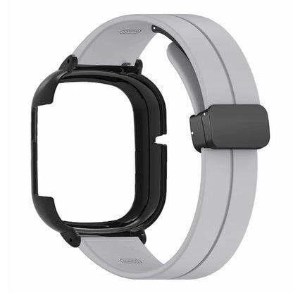 For Honor Watch 4 Watch Band Magnetic Buckle Silicone Wrist Strap with Watch Case