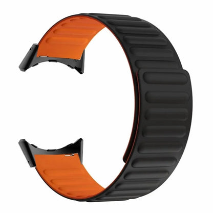 For Google Pixel Watch / Pixel Watch 2 Magnetic Watch Band Adjustable Silicone Wrist Strap