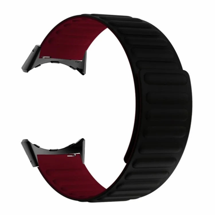 For Google Pixel Watch / Pixel Watch 2 Magnetic Watch Band Adjustable Silicone Wrist Strap