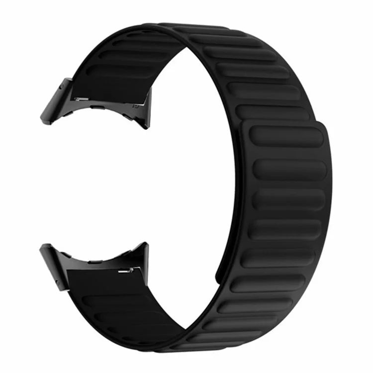 For Google Pixel Watch / Pixel Watch 2 Magnetic Watch Band Adjustable Silicone Wrist Strap