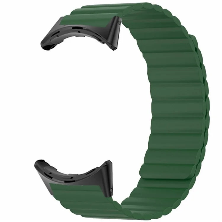 For Google Pixel Watch / Pixel Watch 2 Magnetic Watch Band Adjustable Silicone Wrist Strap