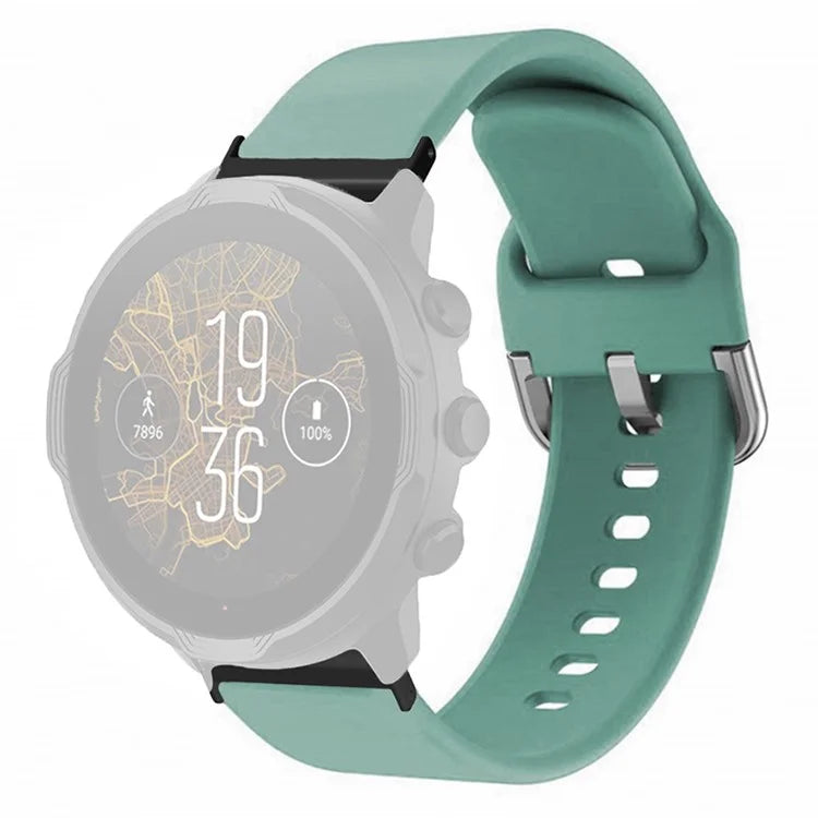 For Suunto Spartan Sport Wrist HR Baro / Suunto 7 Watch Band 24mm Adjustable Silicone Strap