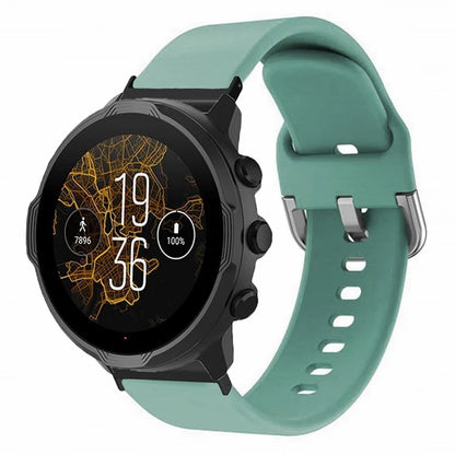 For Suunto Spartan Sport Wrist HR Baro / Suunto 7 Watch Band 24mm Adjustable Silicone Strap