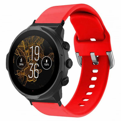 For Suunto Spartan Sport Wrist HR Baro / Suunto 7 Watch Band 24mm Adjustable Silicone Strap