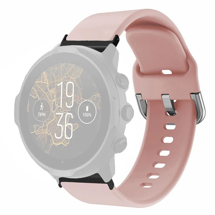 For Suunto Spartan Sport Wrist HR Baro / Suunto 7 Watch Band 24mm Adjustable Silicone Strap