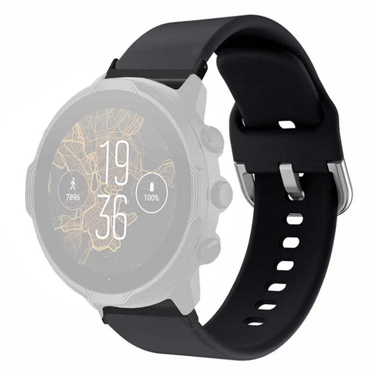 For Suunto Spartan Sport Wrist HR Baro / Suunto 7 Watch Band 24mm Adjustable Silicone Strap
