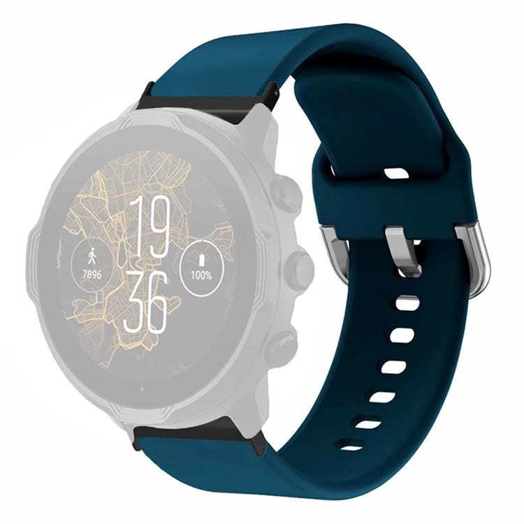 For Suunto Spartan Sport Wrist HR Baro / Suunto 7 Watch Band 24mm Adjustable Silicone Strap
