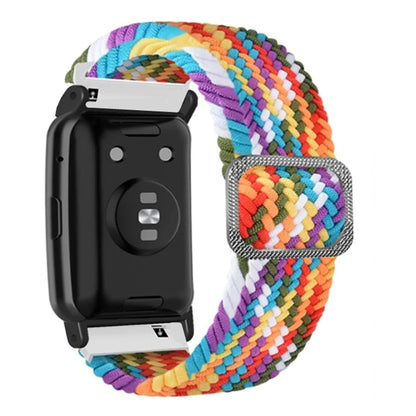For Huawei Watch Fit / Watch Fit Special Edition Watch Band Nylon Braided Elastic Wrist Strap