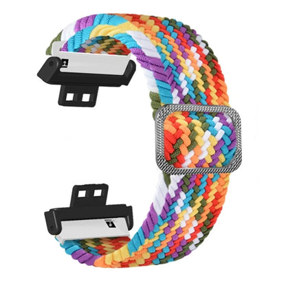For Huawei Watch Fit / Watch Fit Special Edition Watch Band Nylon Braided Elastic Wrist Strap